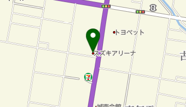 スズキアリーナ会津南の地図画像