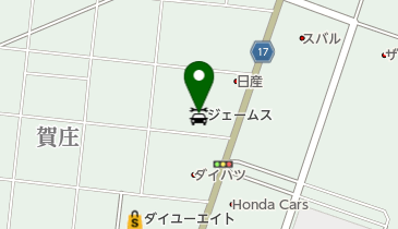 ジェームス郡山店の地図画像