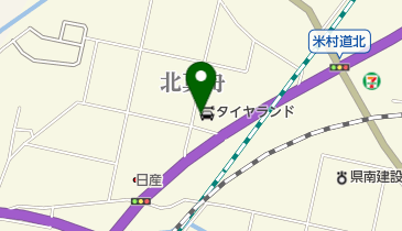 タイヤランド白河の地図画像