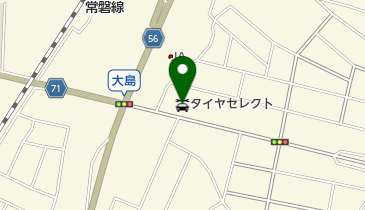 タイヤセレクト信正の地図画像