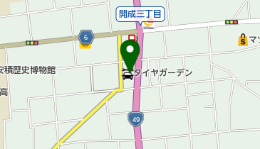 タイヤガーデン郡山開成の地図画像