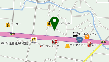 タイヤ&ホイール館フジスペシャルブランド福島店の地図画像
