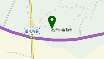 荒井自動車駒ヶ嶺工場の地図画像