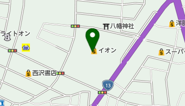 銀だこイオン福島店の地図画像