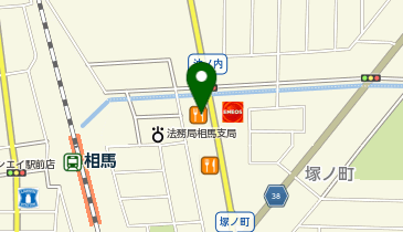 吉野家6号線相馬店の地図画像