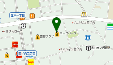 サイゼリヤヨークパーク郡山店の地図画像