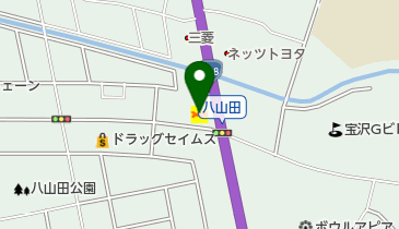 デニーズ郡山富久山店の地図画像