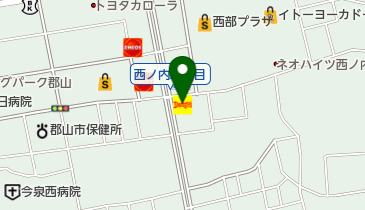 デニーズ郡山西ノ内店の地図画像