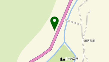 山びこ山荘の地図画像