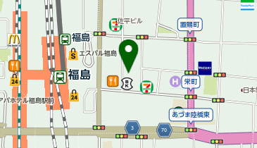スマートホテルの地図画像