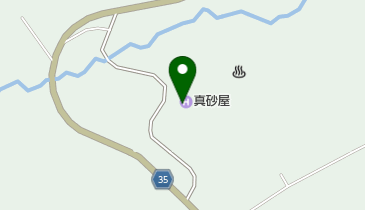 目の湯真砂屋の地図画像