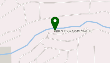 温泉ペンション彩林(さいりん)の地図画像