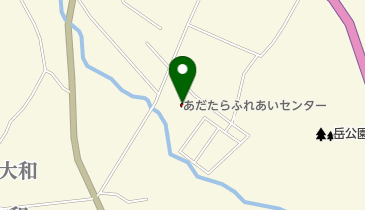 あだたらふれあいセンターの地図画像