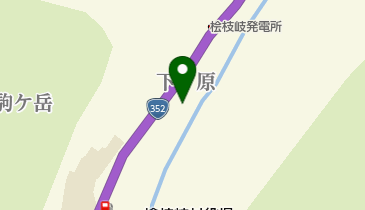 ロッジ翌檜の地図画像