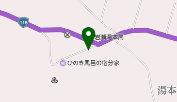民宿ユモトの地図画像