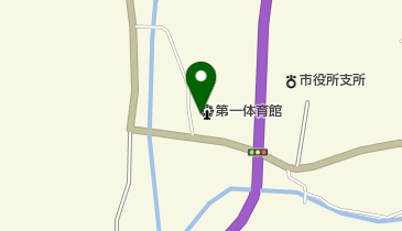 二本松市東和第一体育館の地図画像