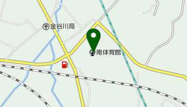 福島市南体育館の地図画像