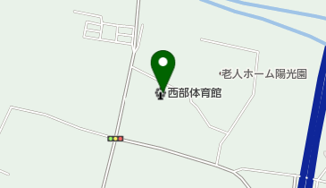 西部体育館の地図画像