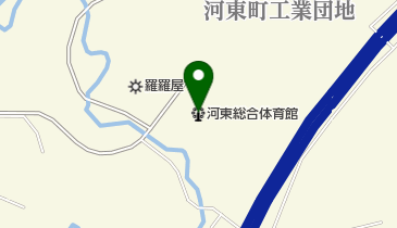 河東総合体育館の地図画像