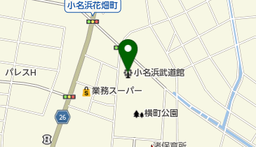 小名浜武道館の地図画像