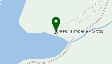 小野川湖畔の家キャンプ場の地図画像
