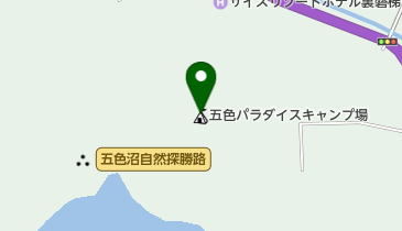 五色パラダイスキャンプ場の地図画像