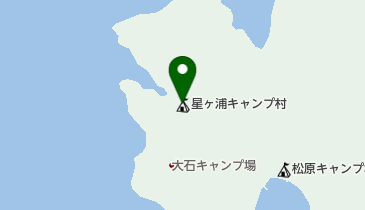 星ヶ浦キャンプ村の地図画像