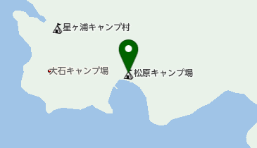 松原キャンプ場の地図画像