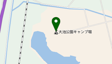 大池公園キャンプ場の地図画像