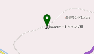 湯遊ランドはなわオートキャンプ場の地図画像