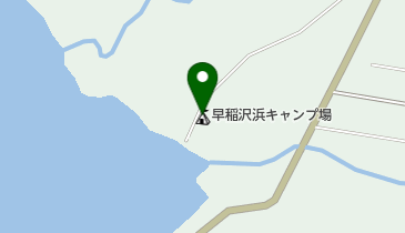 早稲沢浜キャンプ場の地図画像