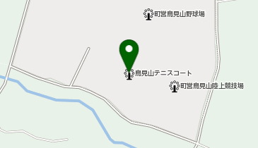 鏡石町営鳥見山テニスコートの地図画像