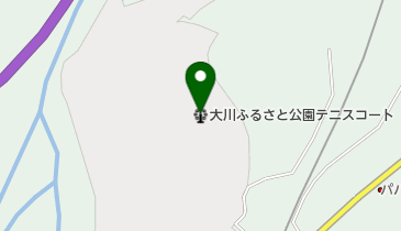 大川ふるさと公園テニスコートの地図画像