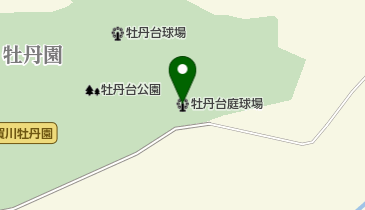 須賀川市牡丹台庭球場の地図画像