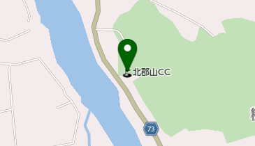 北郡山カントリークラブの地図画像