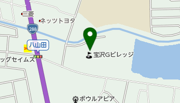 宝沢ゴルフビレッジ郡山店の地図画像