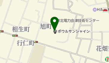 ボウルサンシャイン会津若松店の地図画像