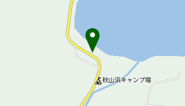秋山浜湖水浴場の地図画像