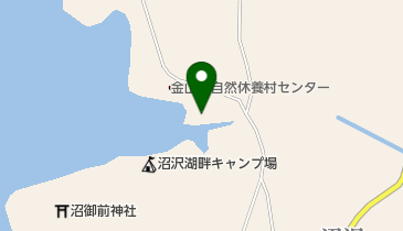 沼沢湖水浴場の地図画像