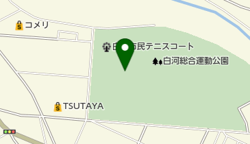 白河市民プールの地図画像