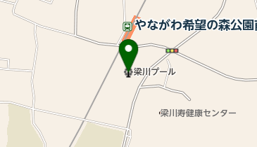 梁川プールの地図画像