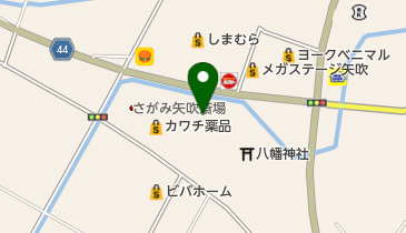 矢吹町健康センター温水プールの地図画像