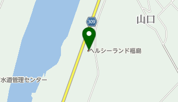 ヘルシーランド福島の地図画像