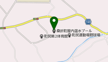 桑折町屋内温水プールの地図画像