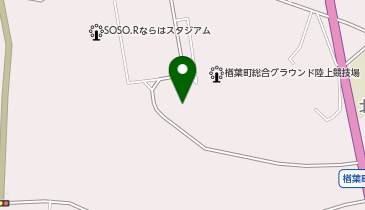 ならはスカイアリーナの地図画像