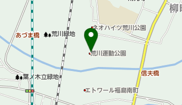 荒川運動公園の地図画像