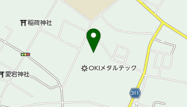 野田地区運動場の地図画像