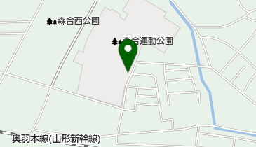 福島市弓道場の地図画像