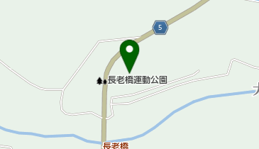 長老橋運動公園ソフト場の地図画像