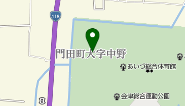 会津総合運動公園多目的広場の地図画像